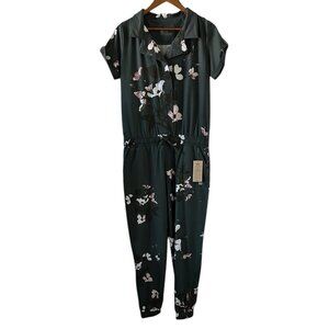 Albion NEW Orchid Collar Jumpsuit Size M